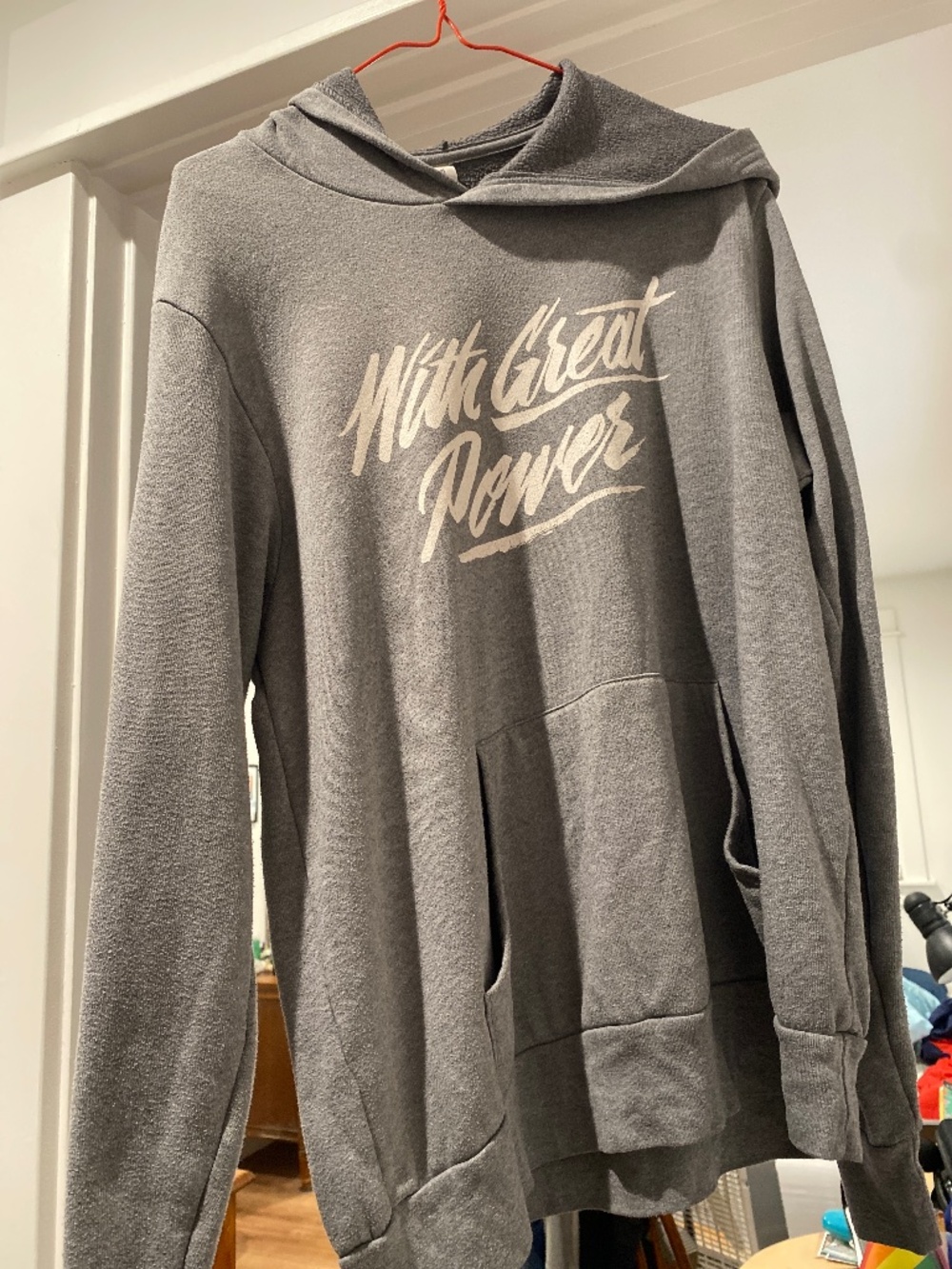 Grey hoodie